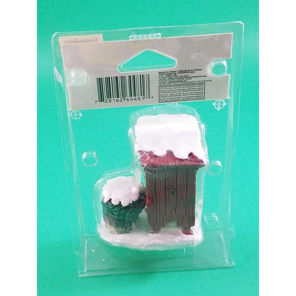 LEMAX 2006 Christmas Outhouse accessory #64481 NIP Village Collection